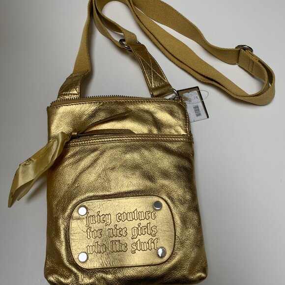 BNWT Vintage Juicy Couture Leather Crossbody Bag - Picture 1 of 4